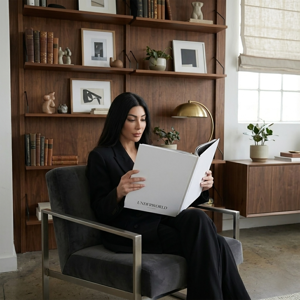 Nazanin founder of Spadena boutique brand identity design studio